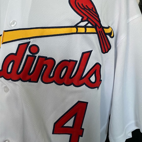 Nike MLB Cardinals #4 Yadier Molina Men's  Jersey - Picture 4 of 7
